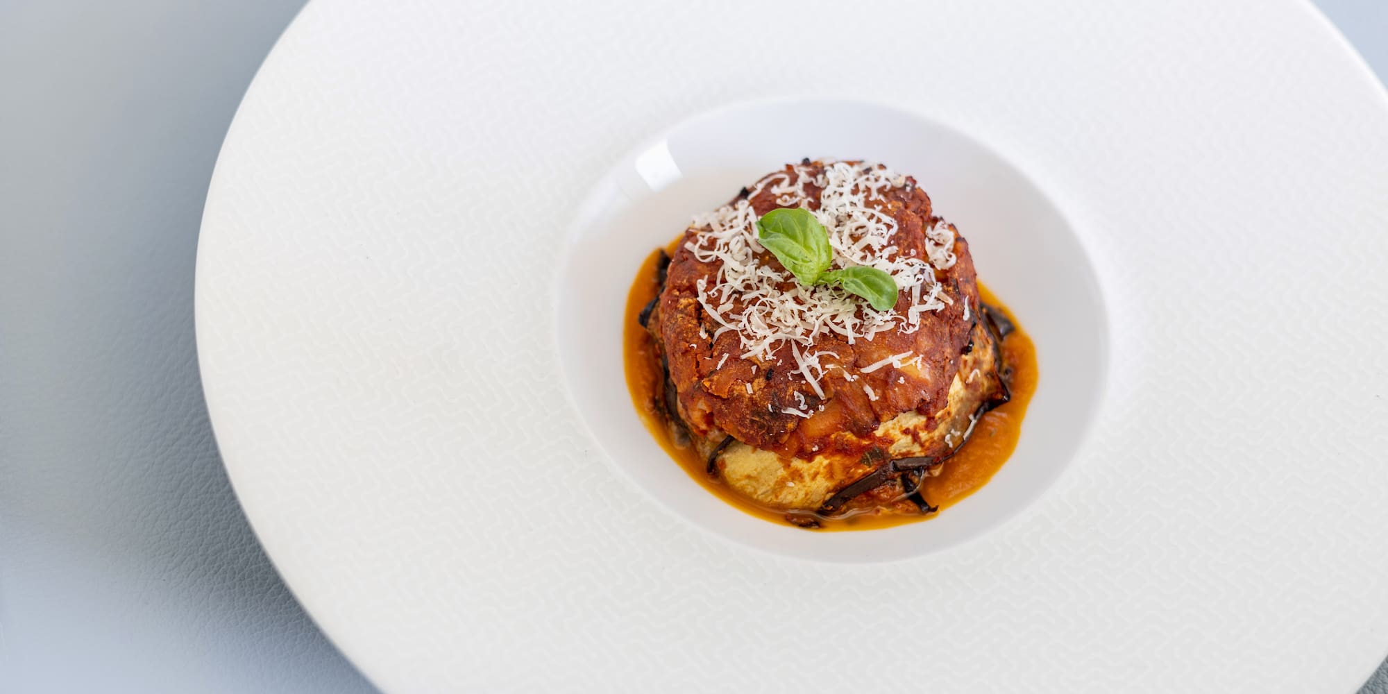 a plate of food on a table