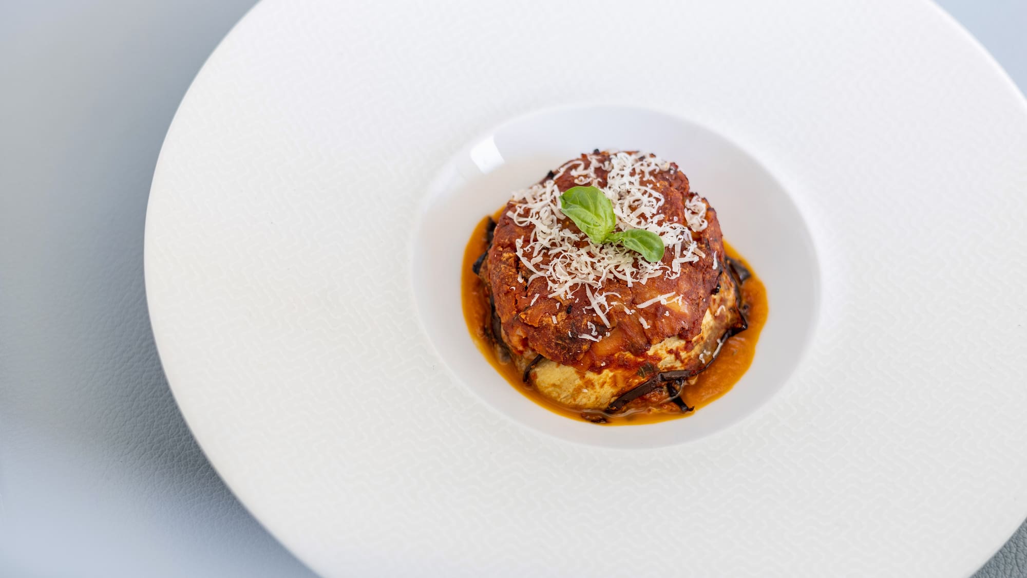 a plate of food on a table