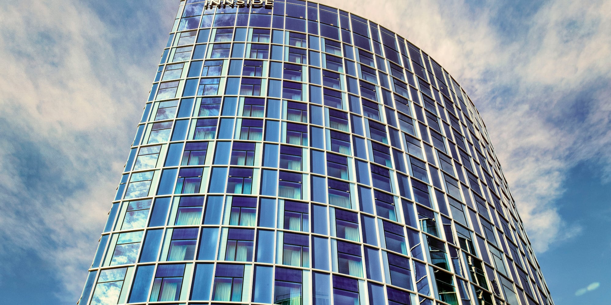 a tall building with many windows