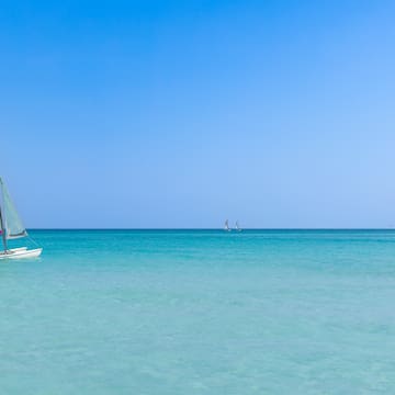 a sailboat in the water