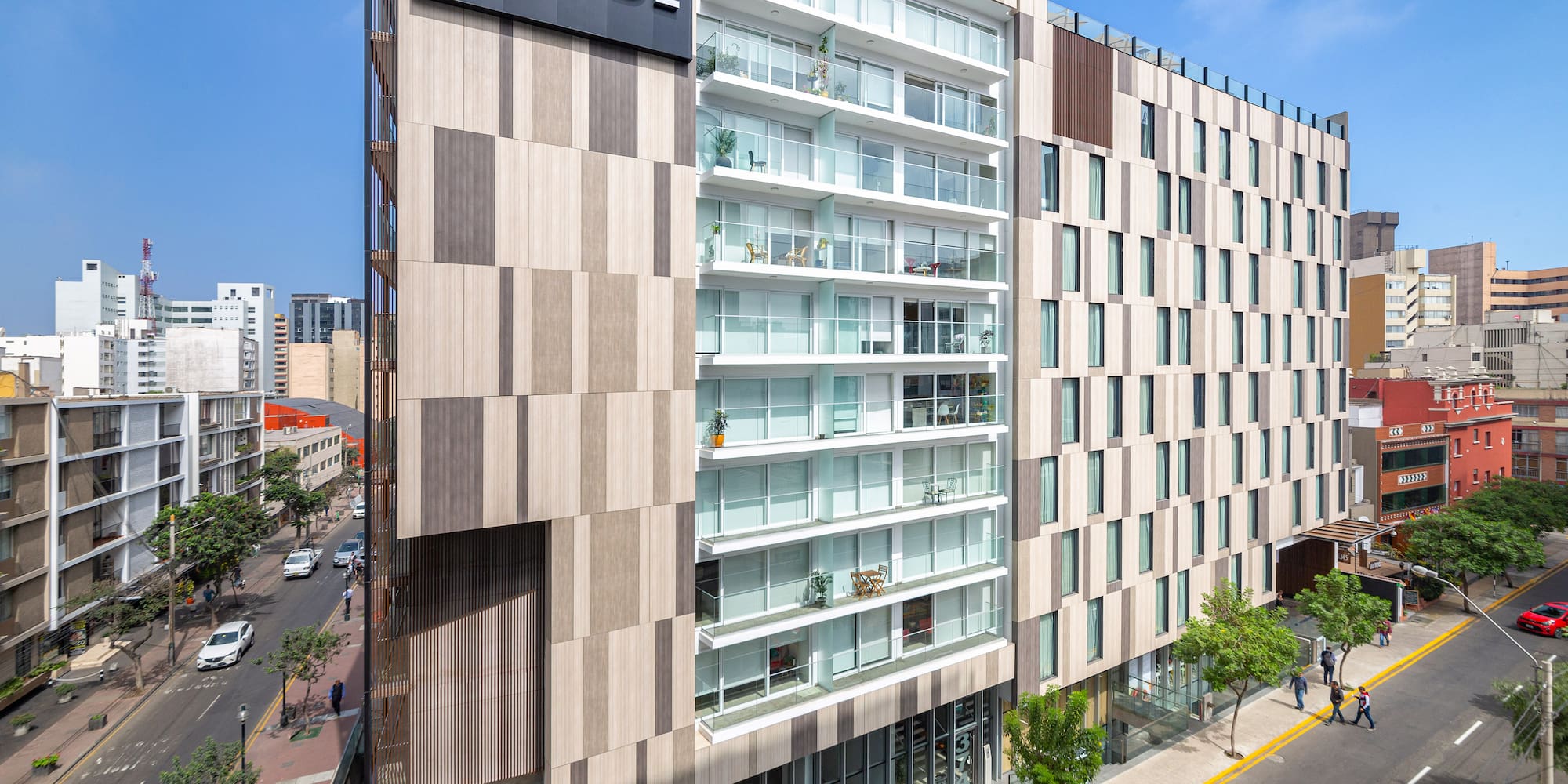 a building with a sign on the front