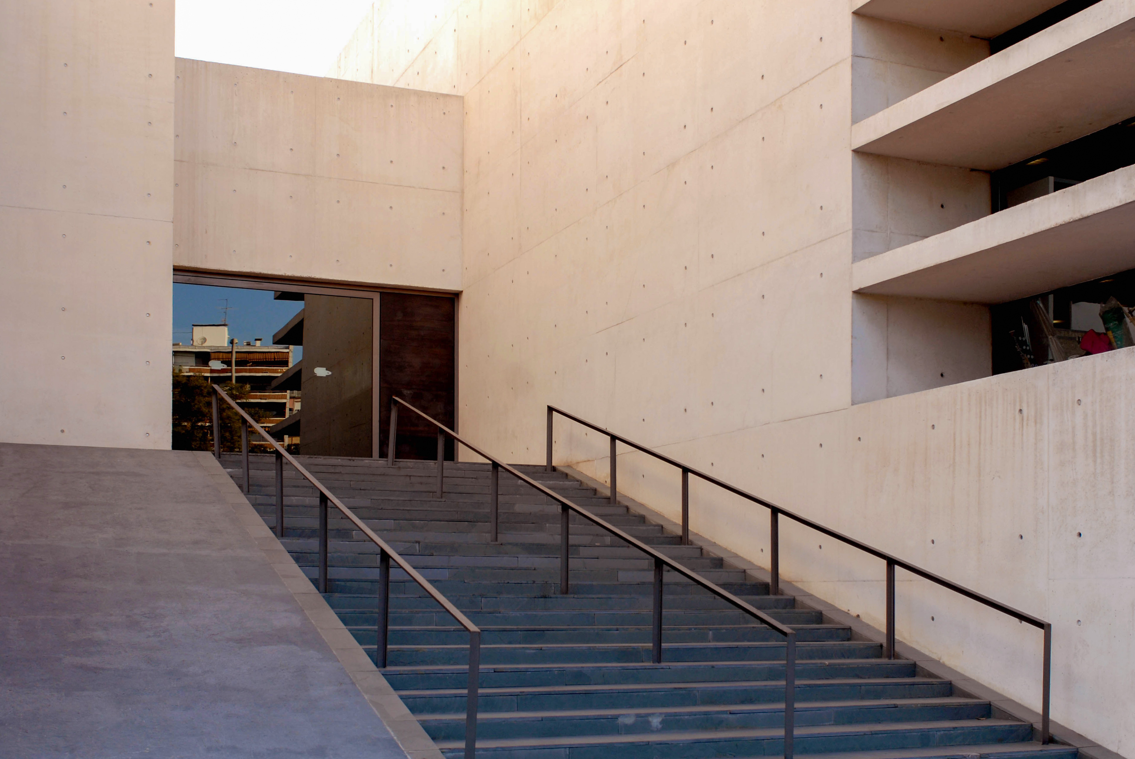 stairs leading up to a building