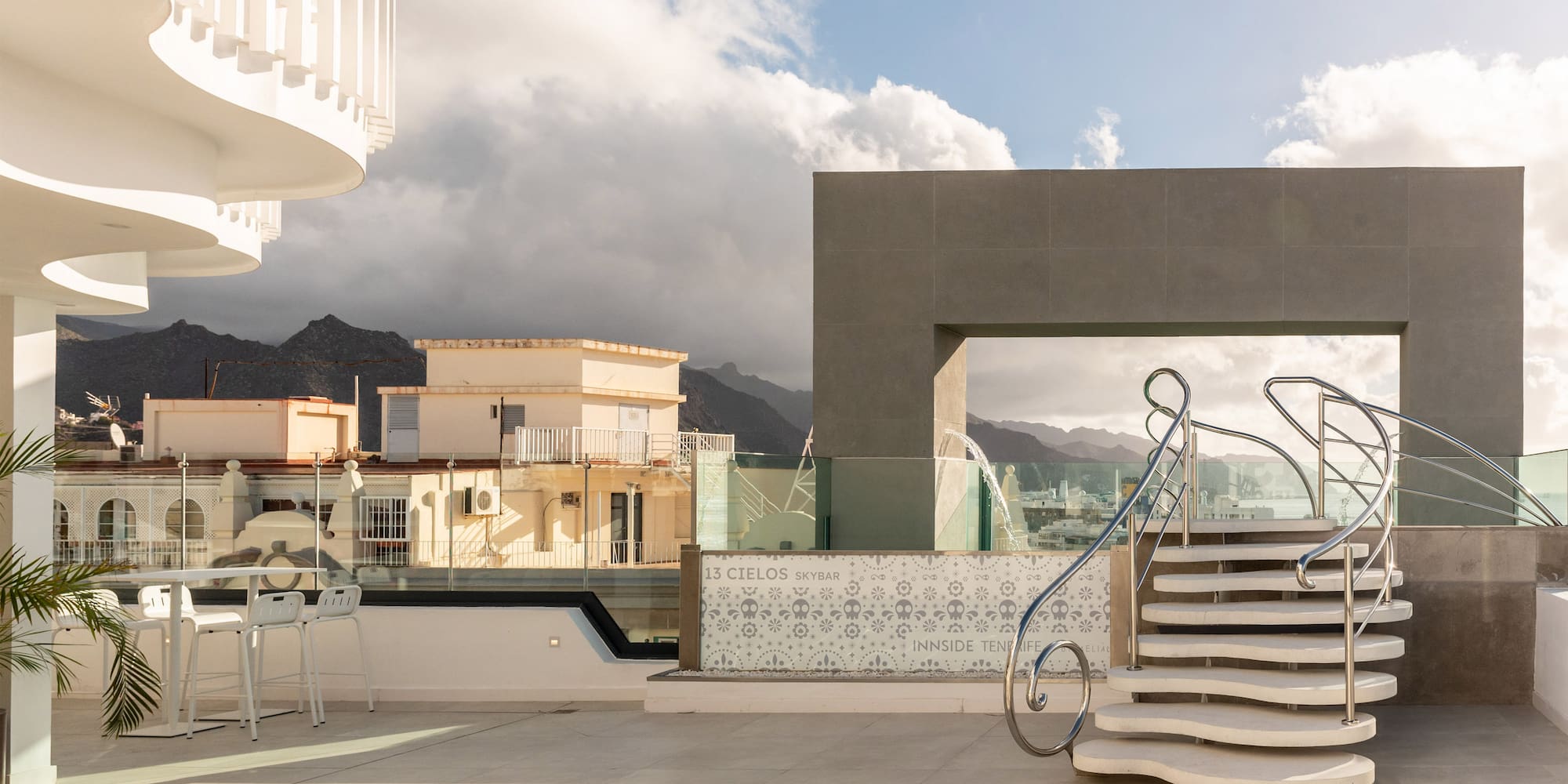 a building with a staircase