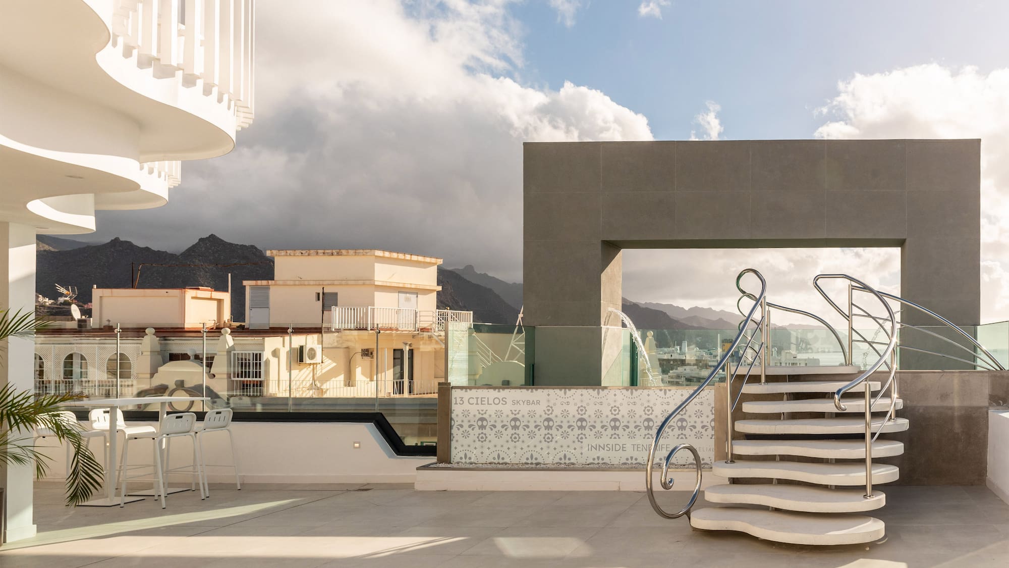 a building with a staircase