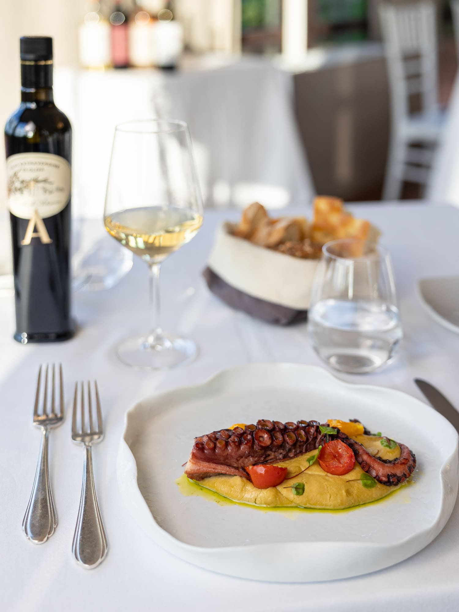 a plate of food on a table