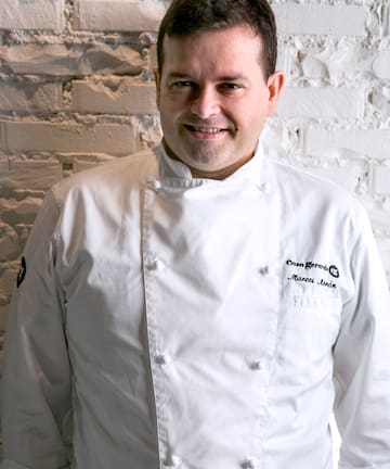 a man in a chef's coat
