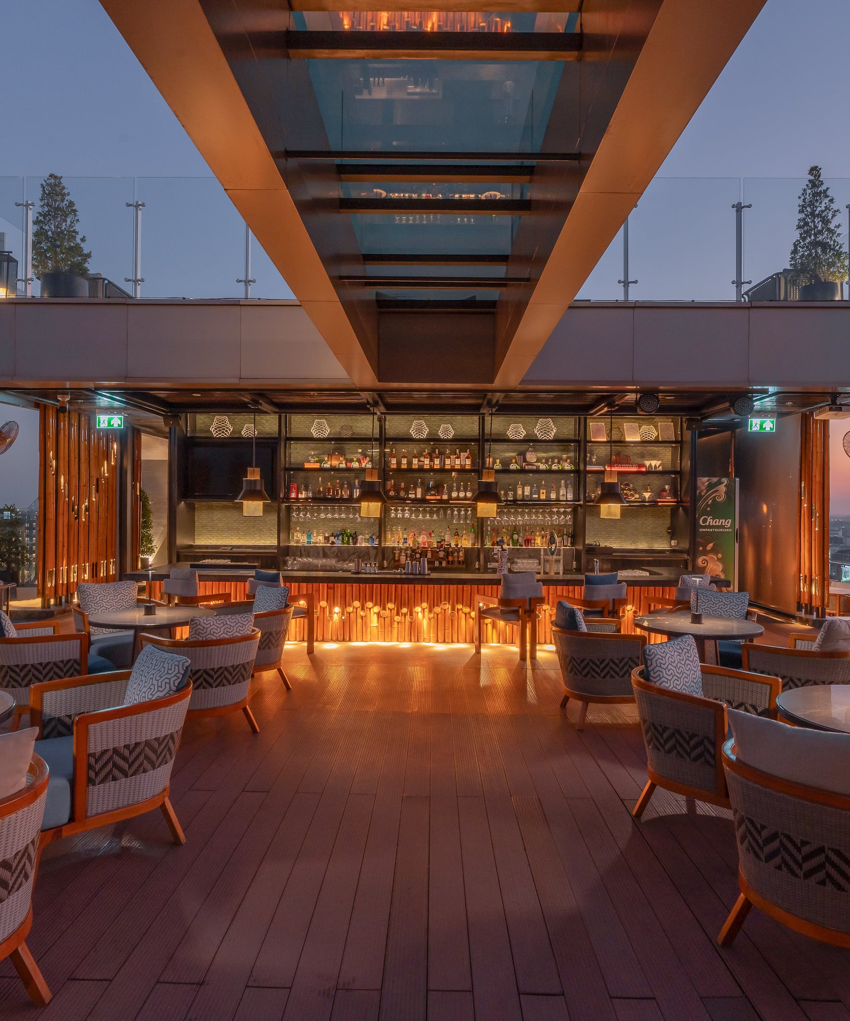 a restaurant with tables and chairs