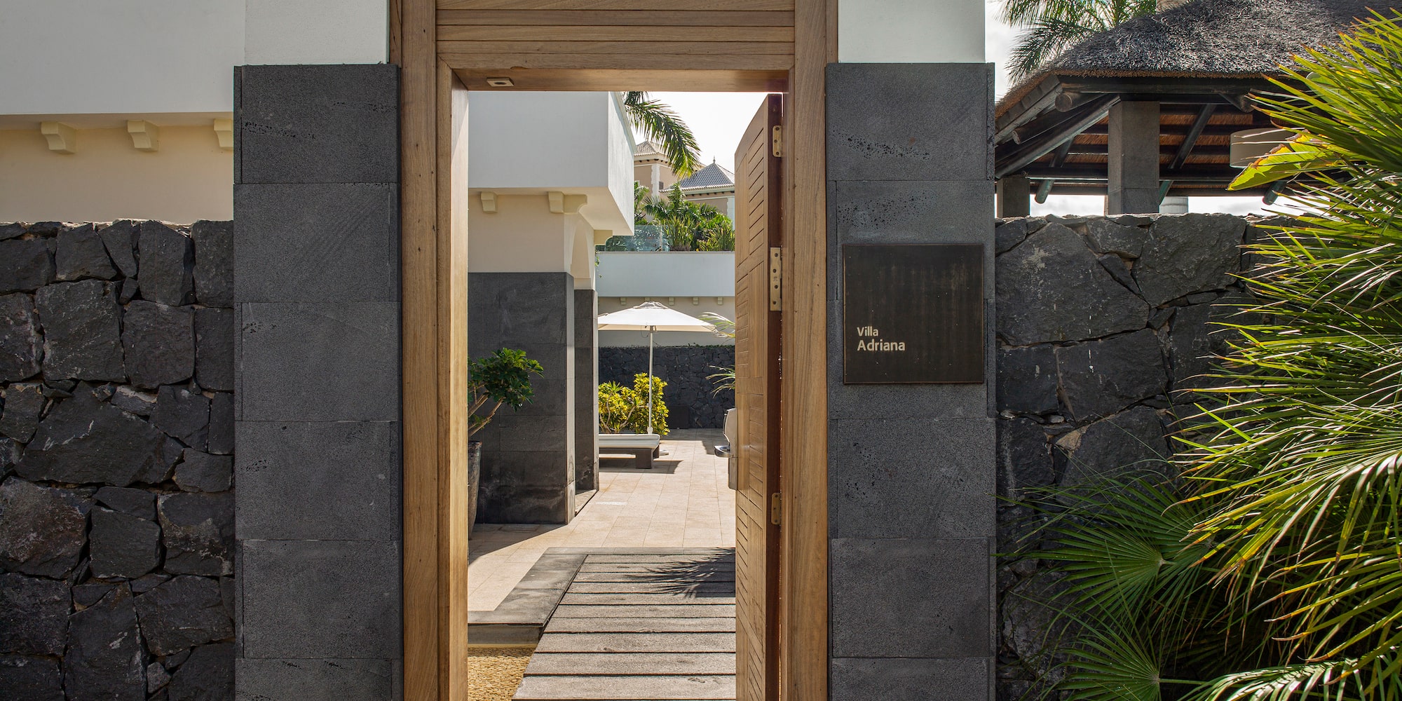 a door to a building