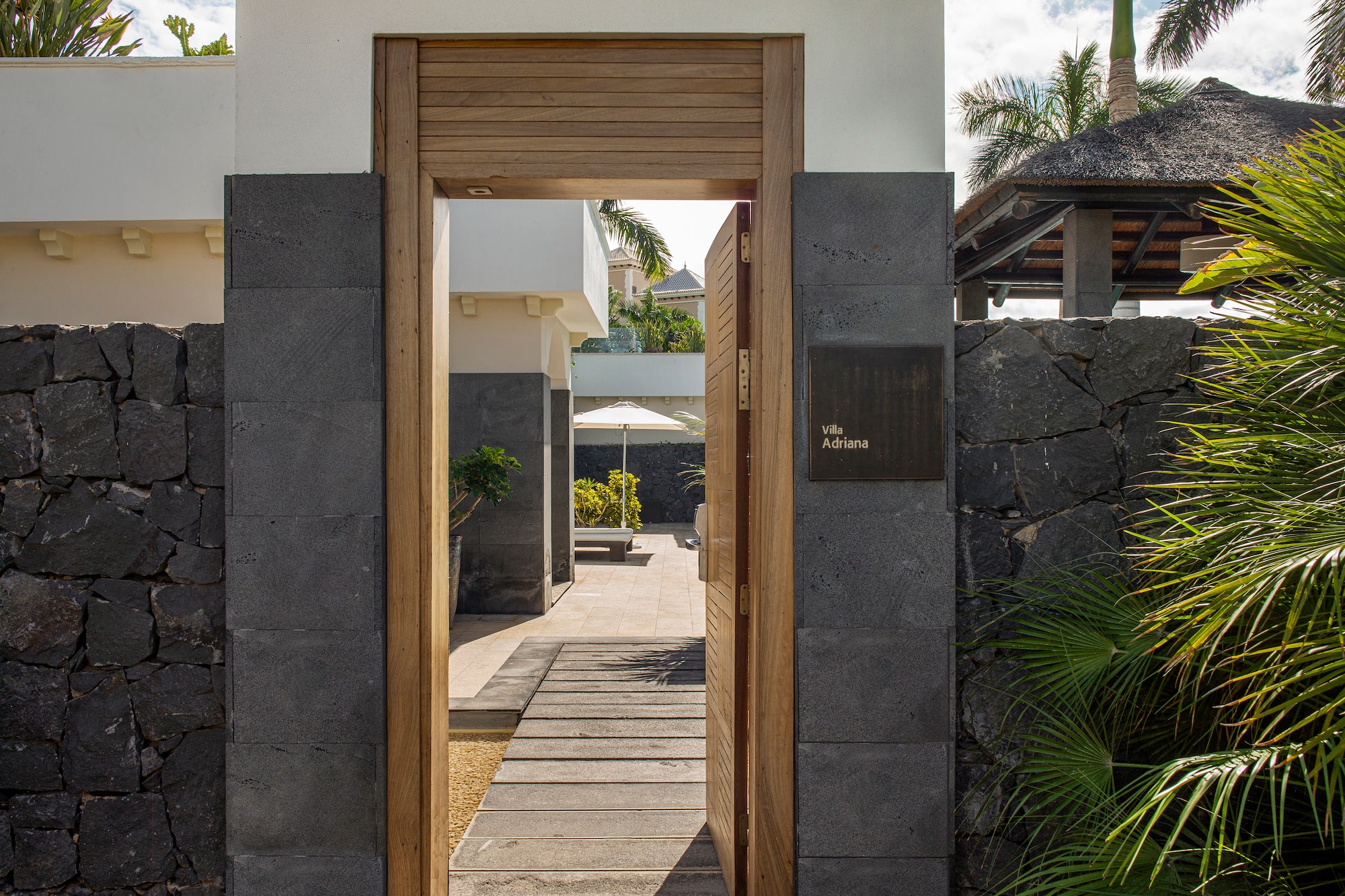 a door to a building