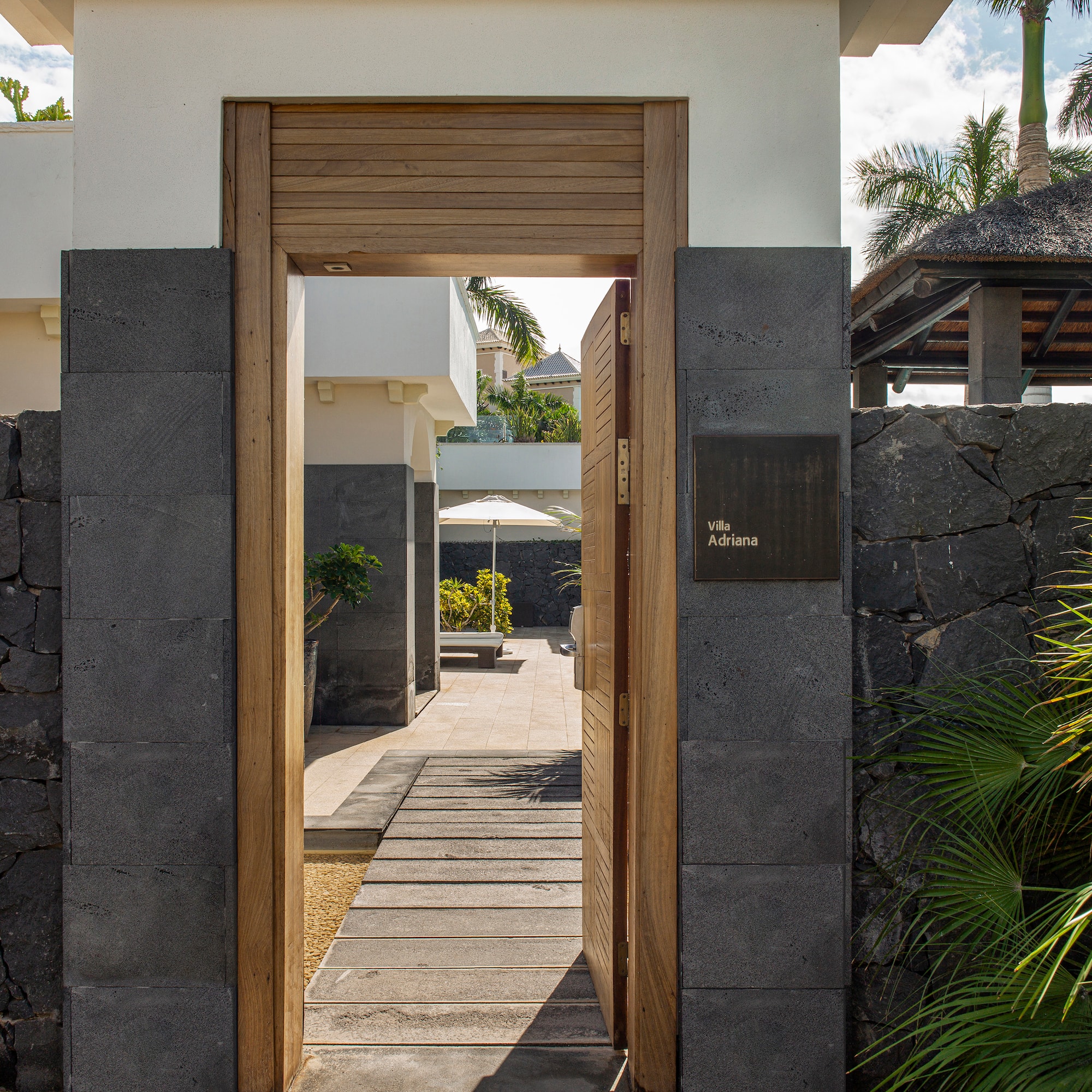 a door to a building