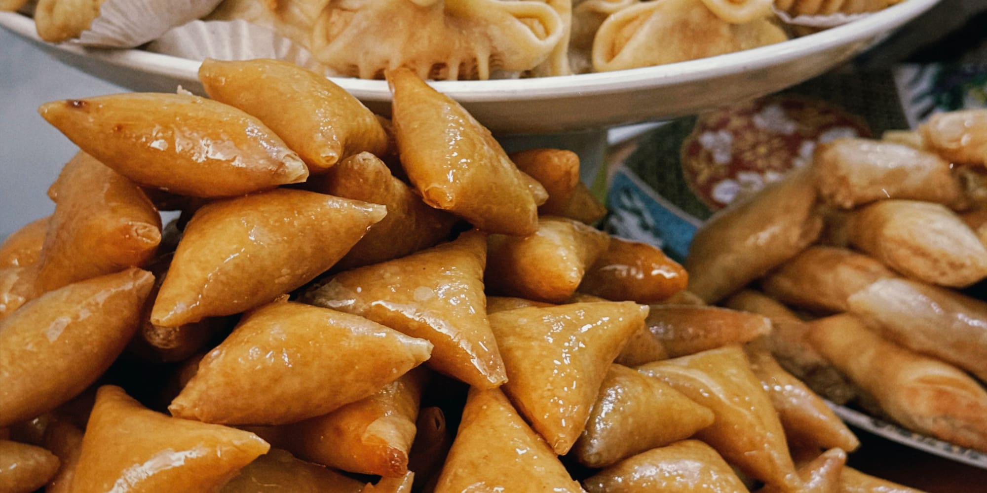 a plate of food on a table