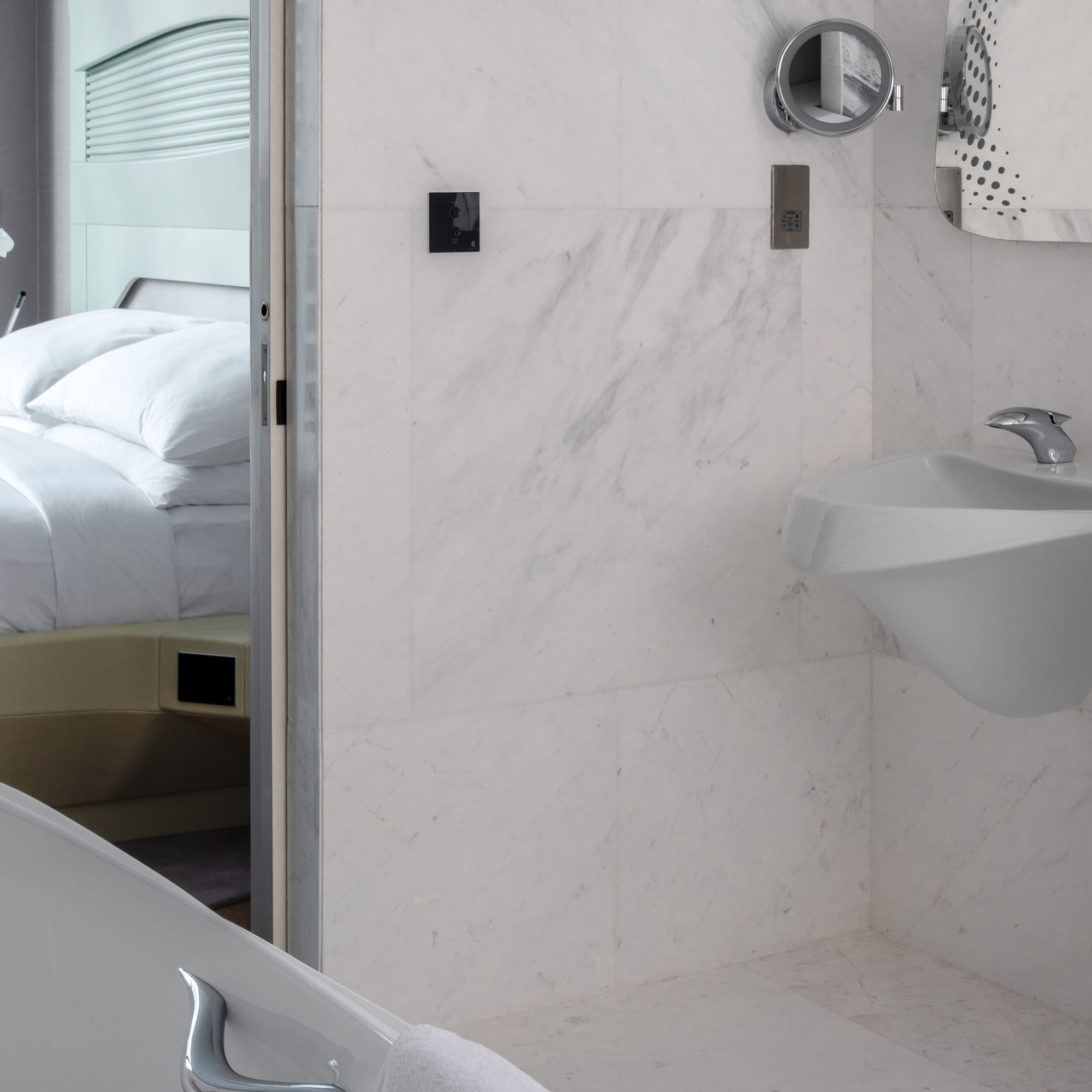 a bathroom with a sink and a bathtub