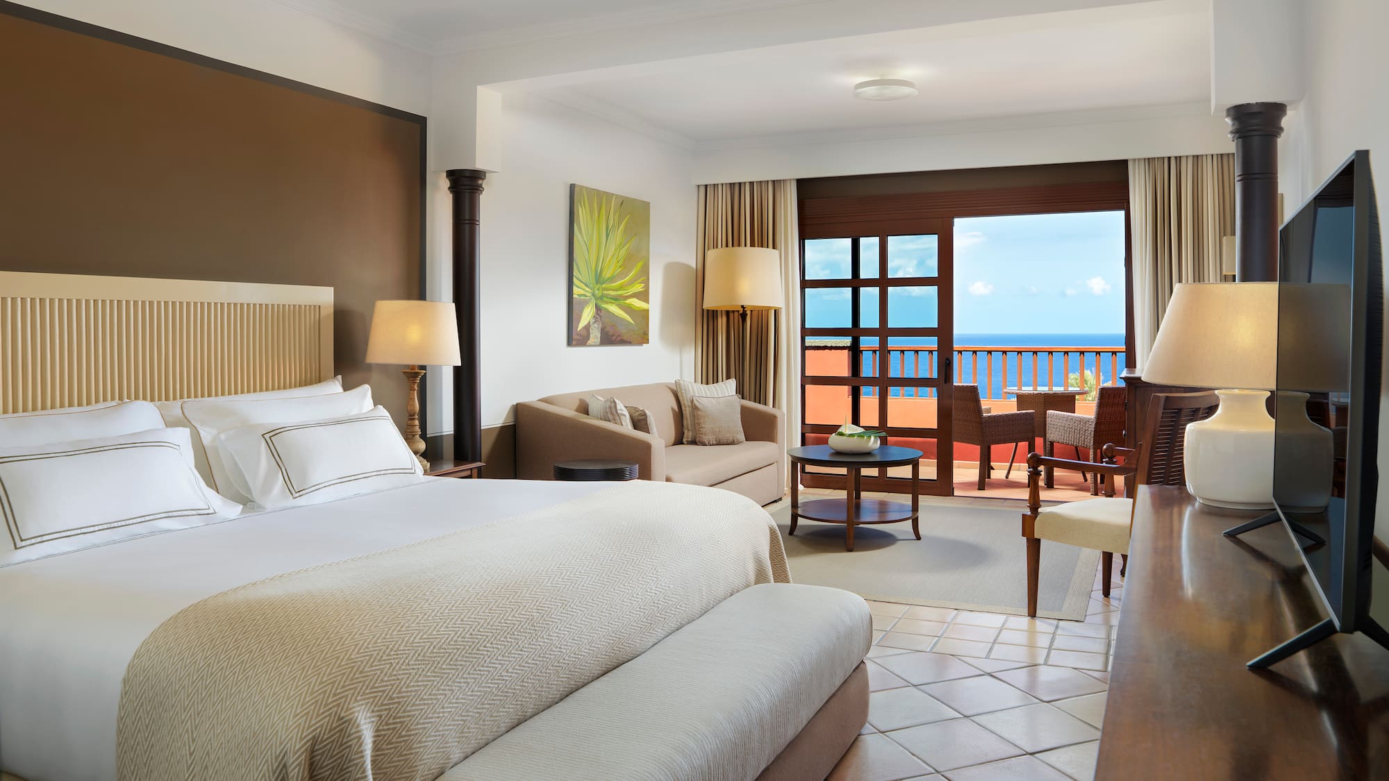 a room with a bed and a couch