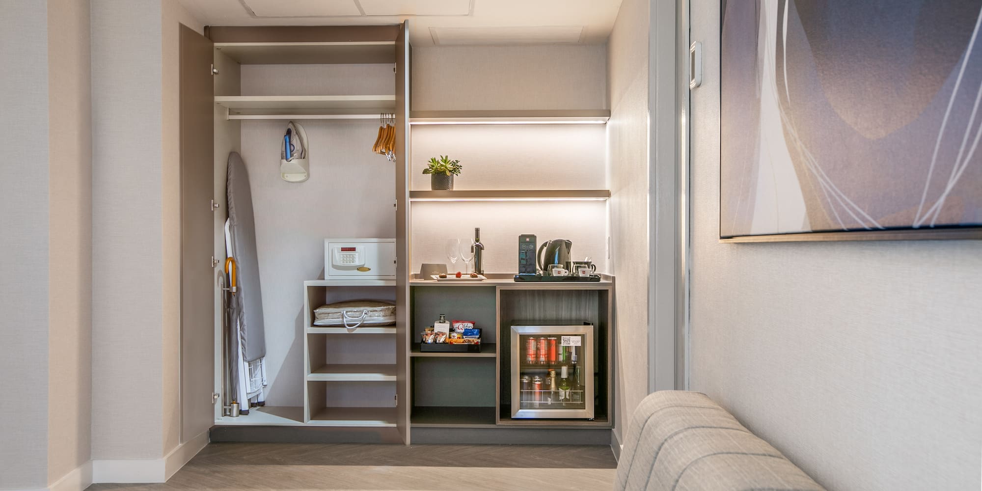 a room with a couch and a couch and a couch