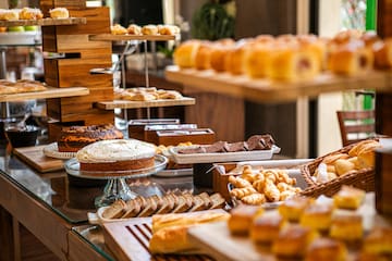a table full of pastries