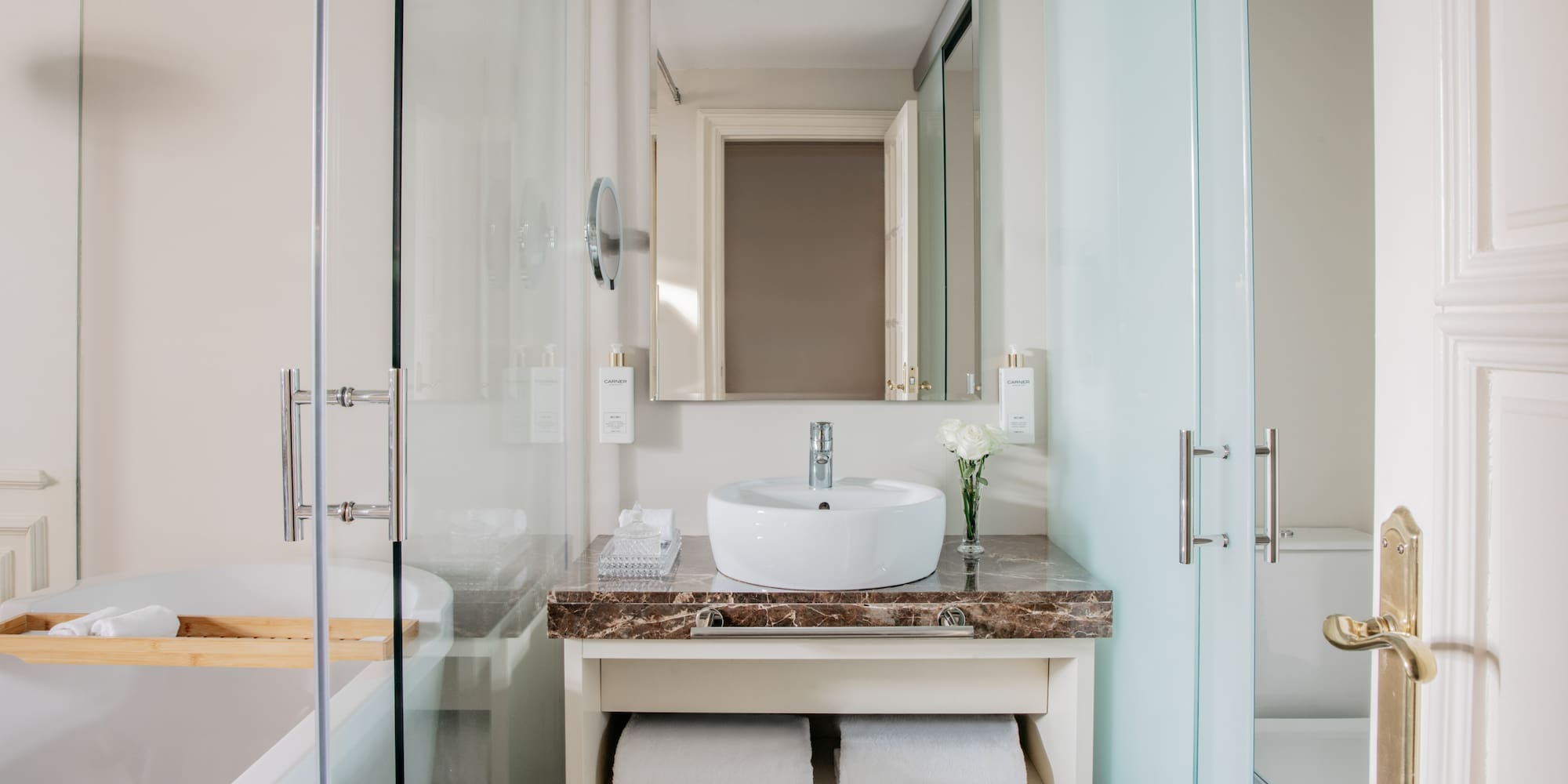 a bathroom with a sink and a bathtub