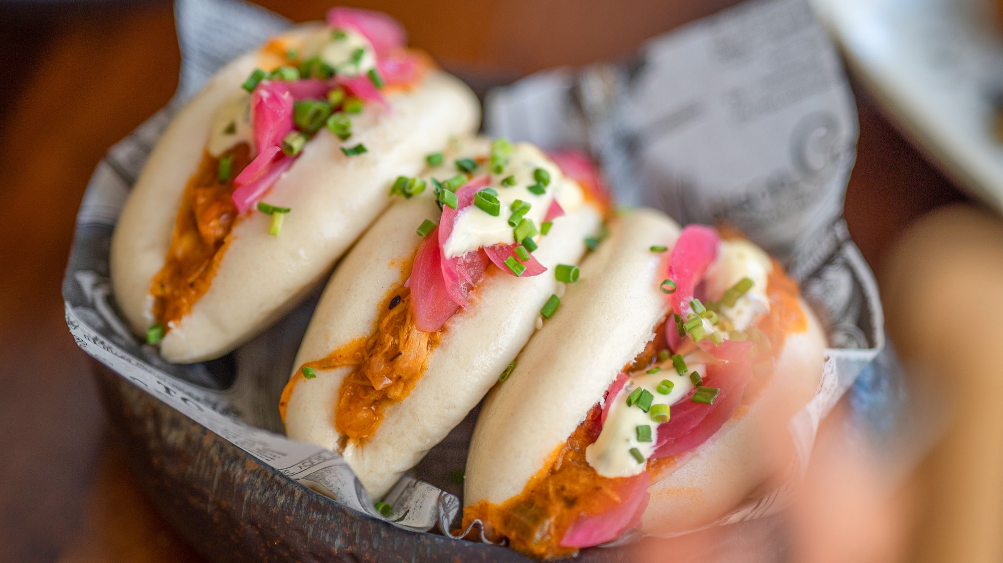 a plate of food on a table