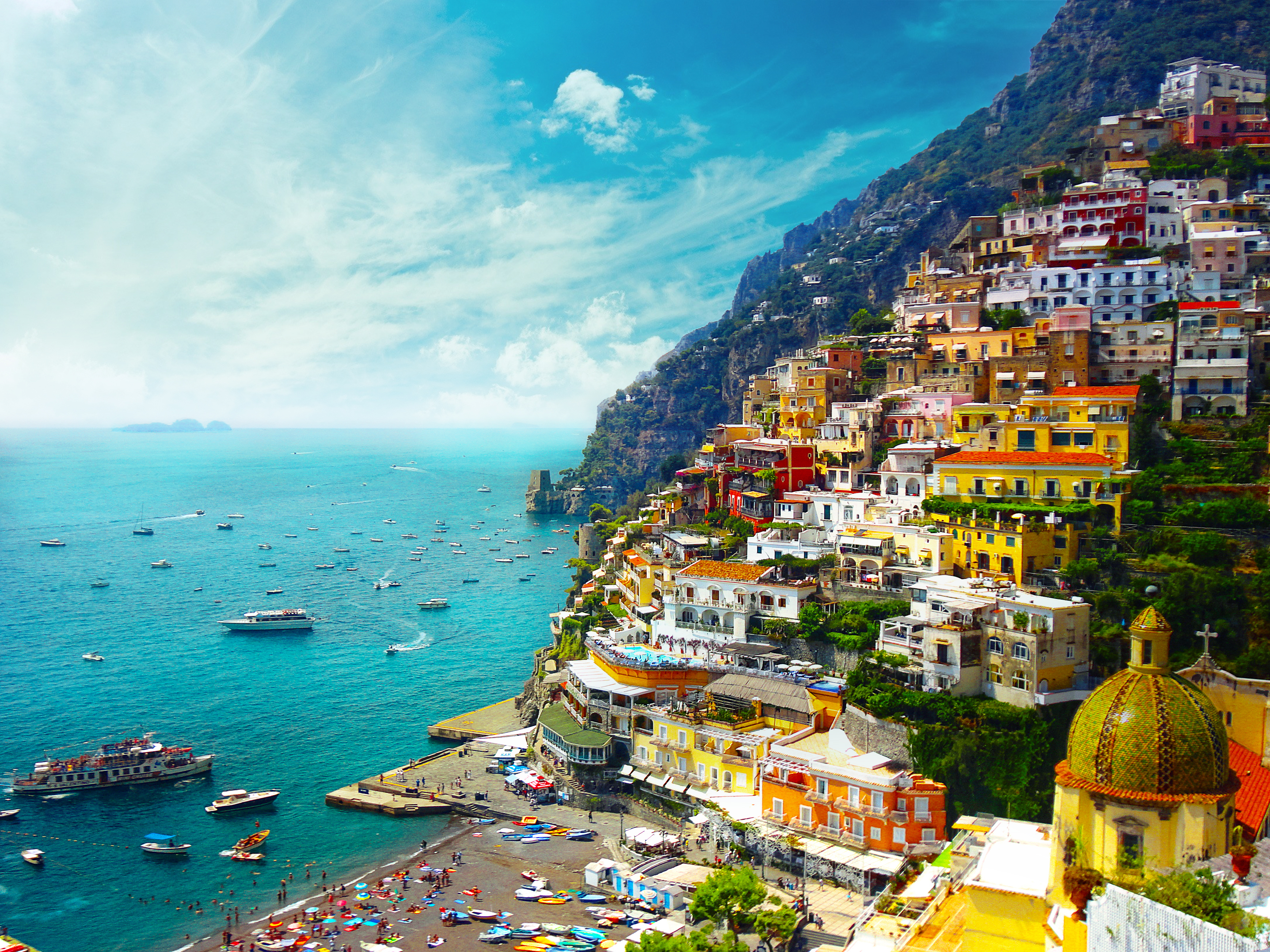 a city on a hill by the water
