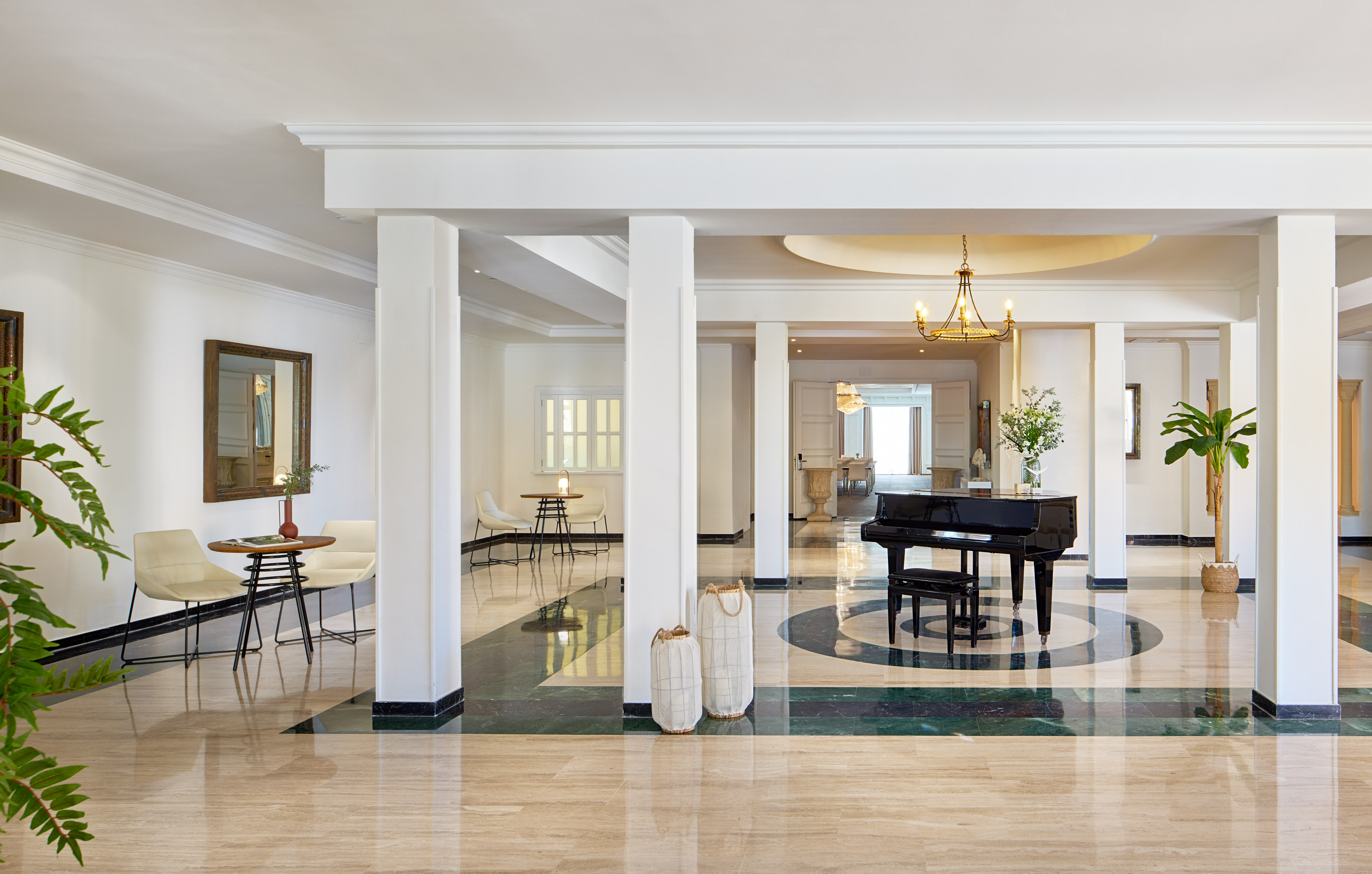a piano in a room