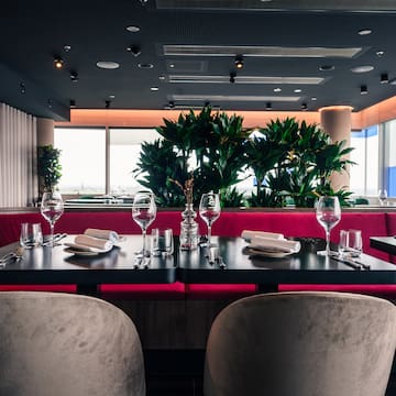 a table set for a dinner party