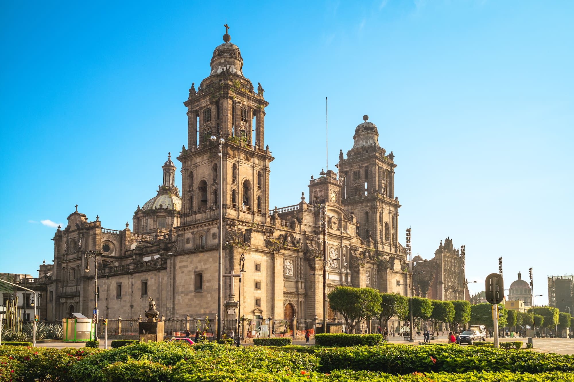 Gran Catedral Metropolitana de México en el Zócalo.
