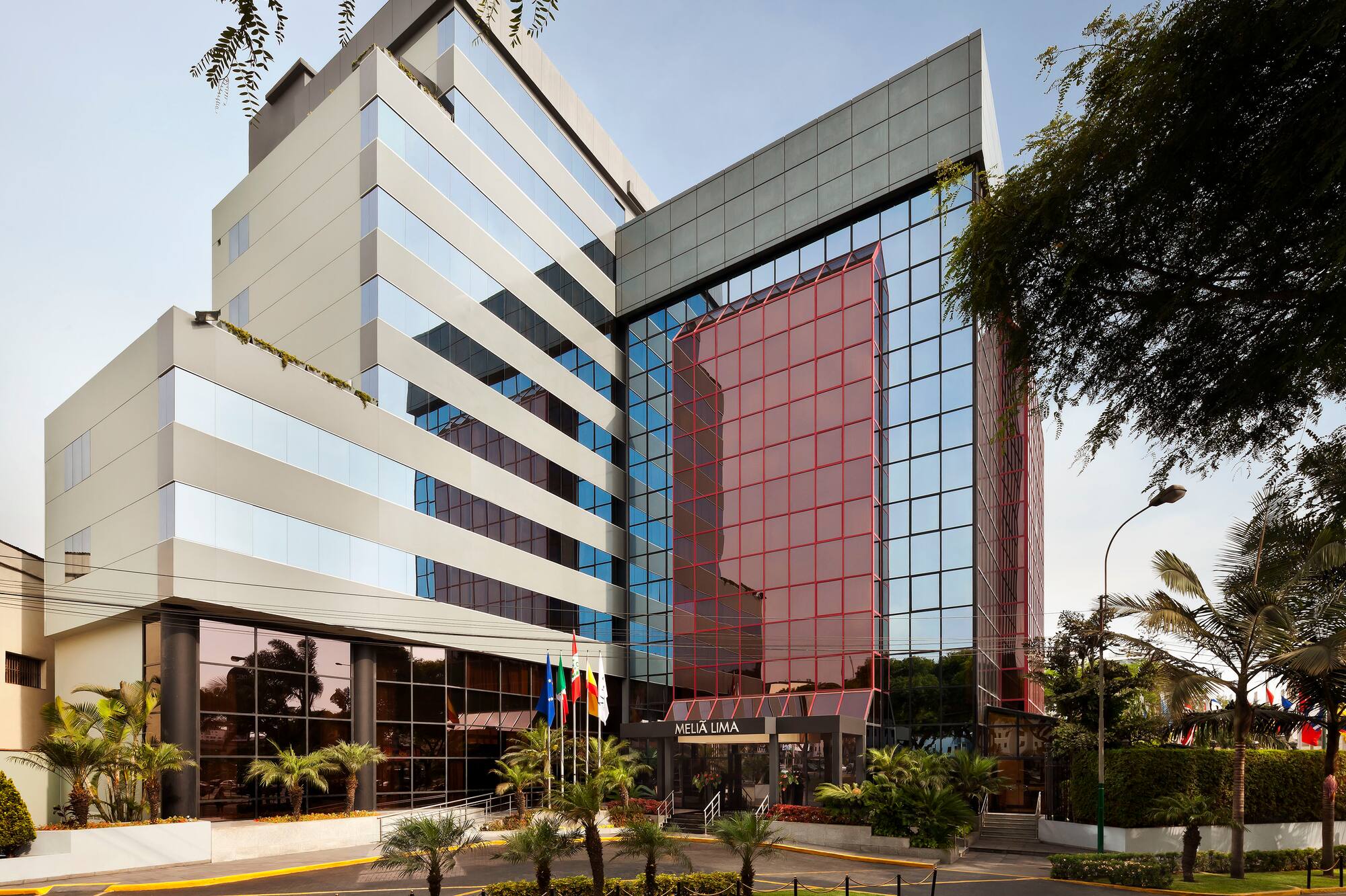 a building with glass windows