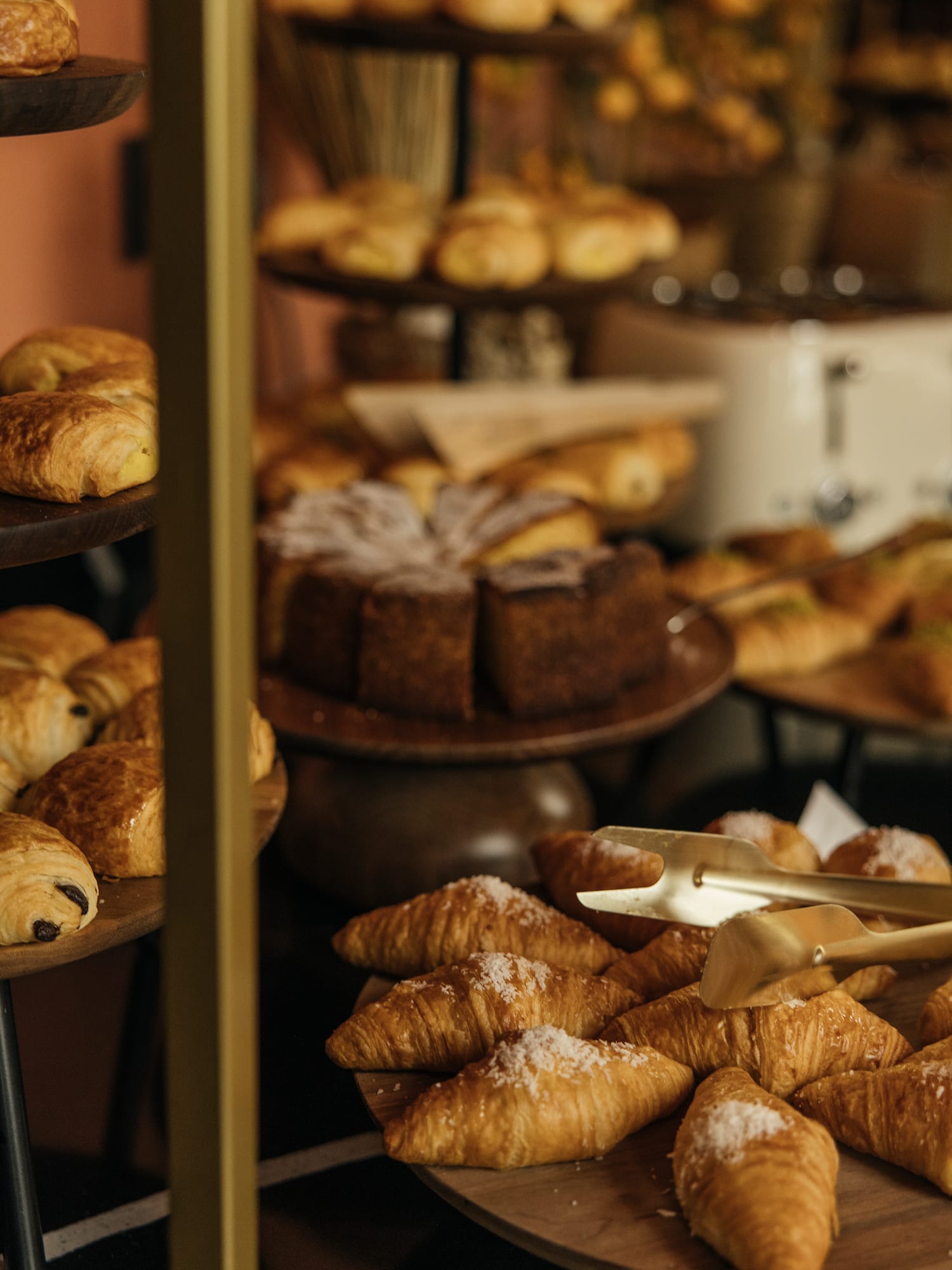 a group of pastries on a table