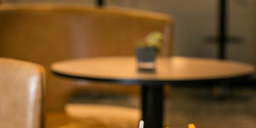 a burger and fries on a table