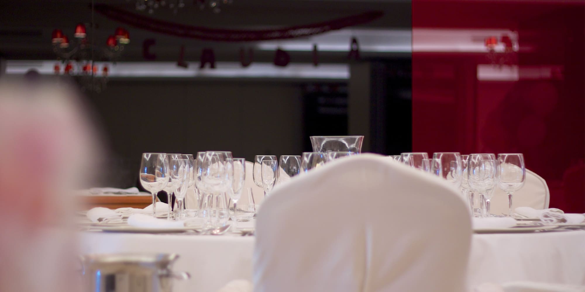 a table set for a party