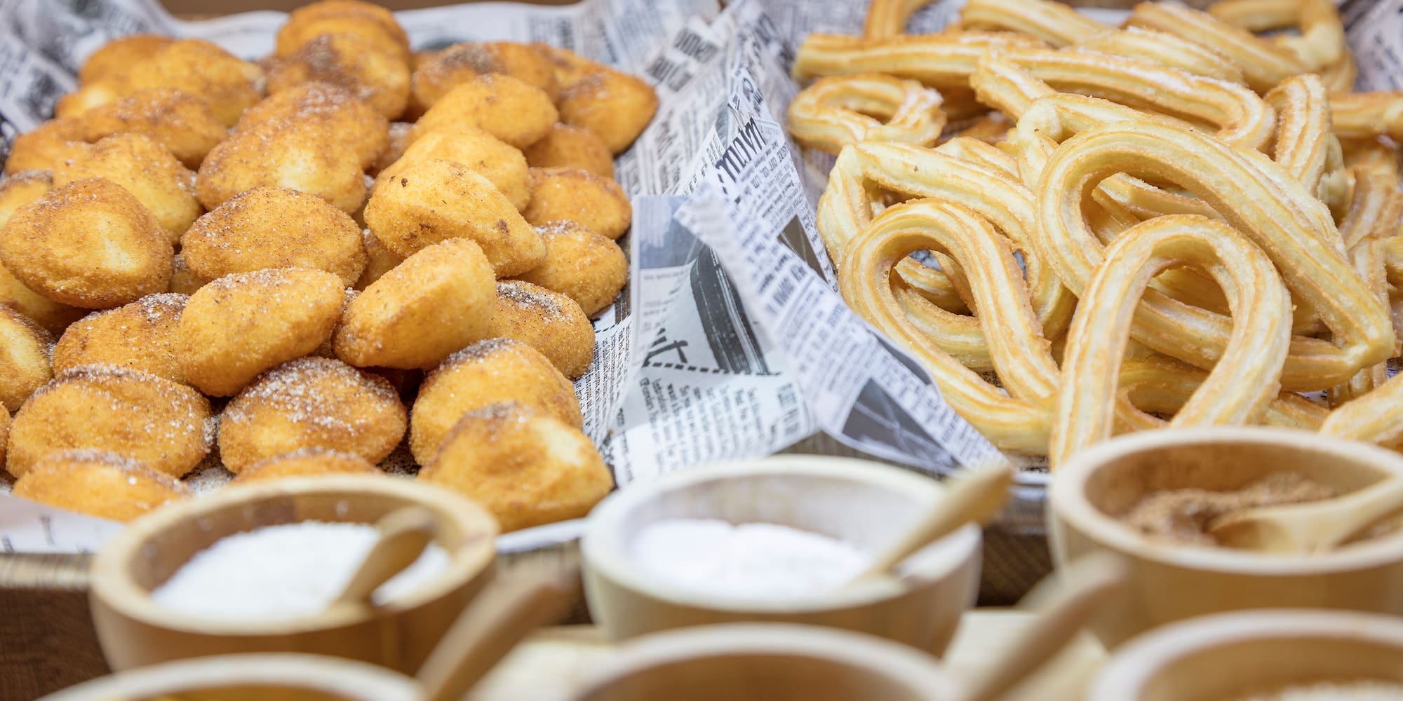 a group of food on a table