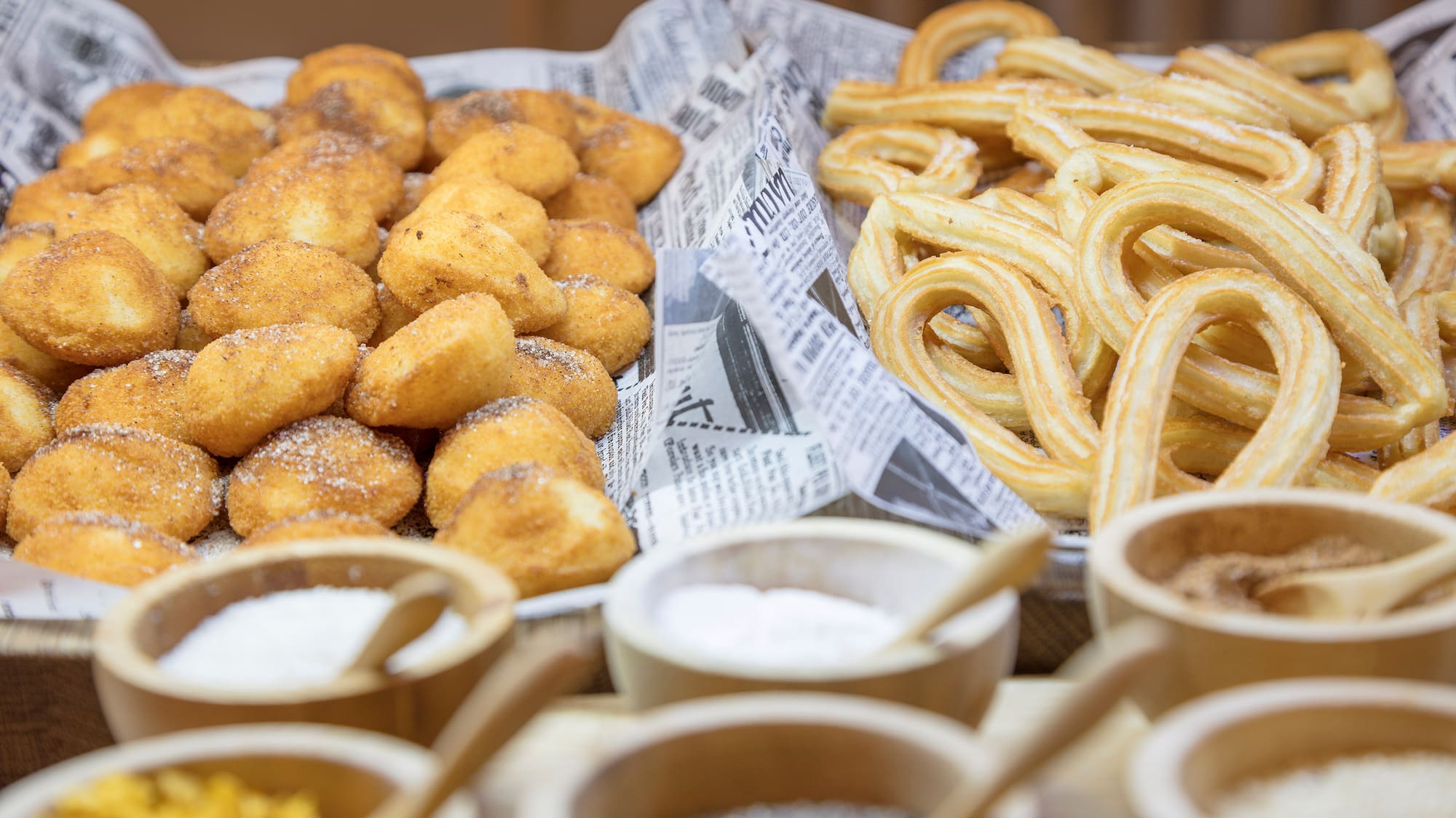 a group of food on a table
