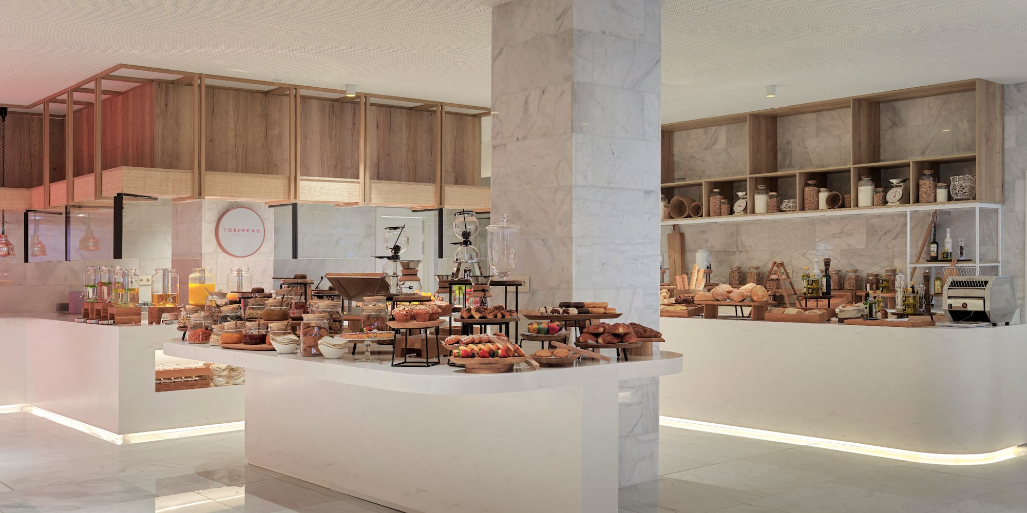 a food on the counter