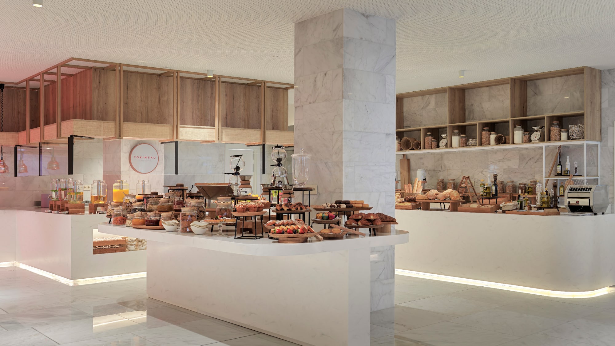 a food on the counter