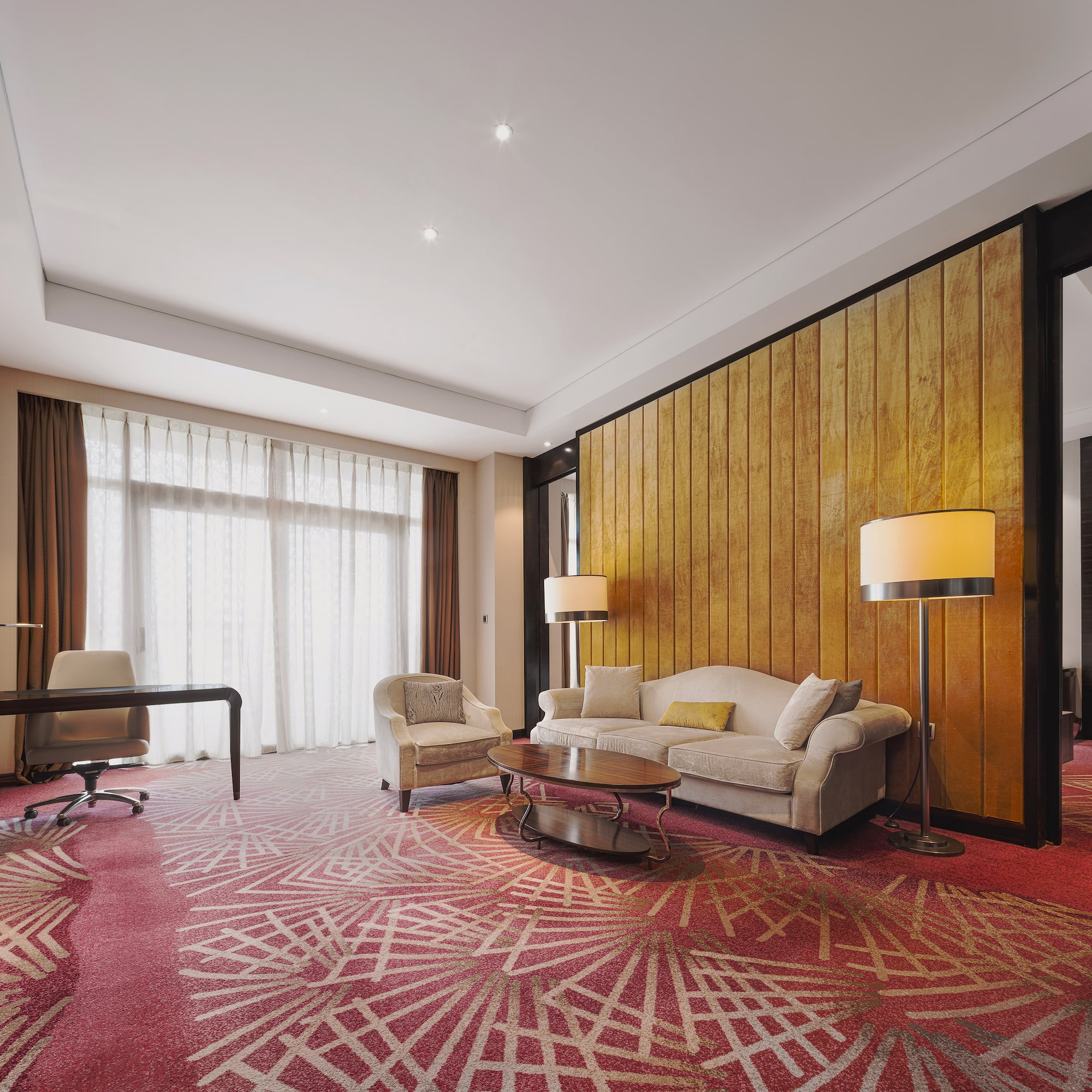 living room with sofa