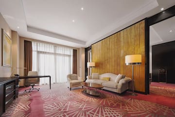 living room with sofa