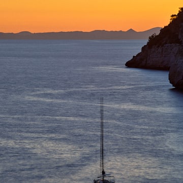 a boat on the water