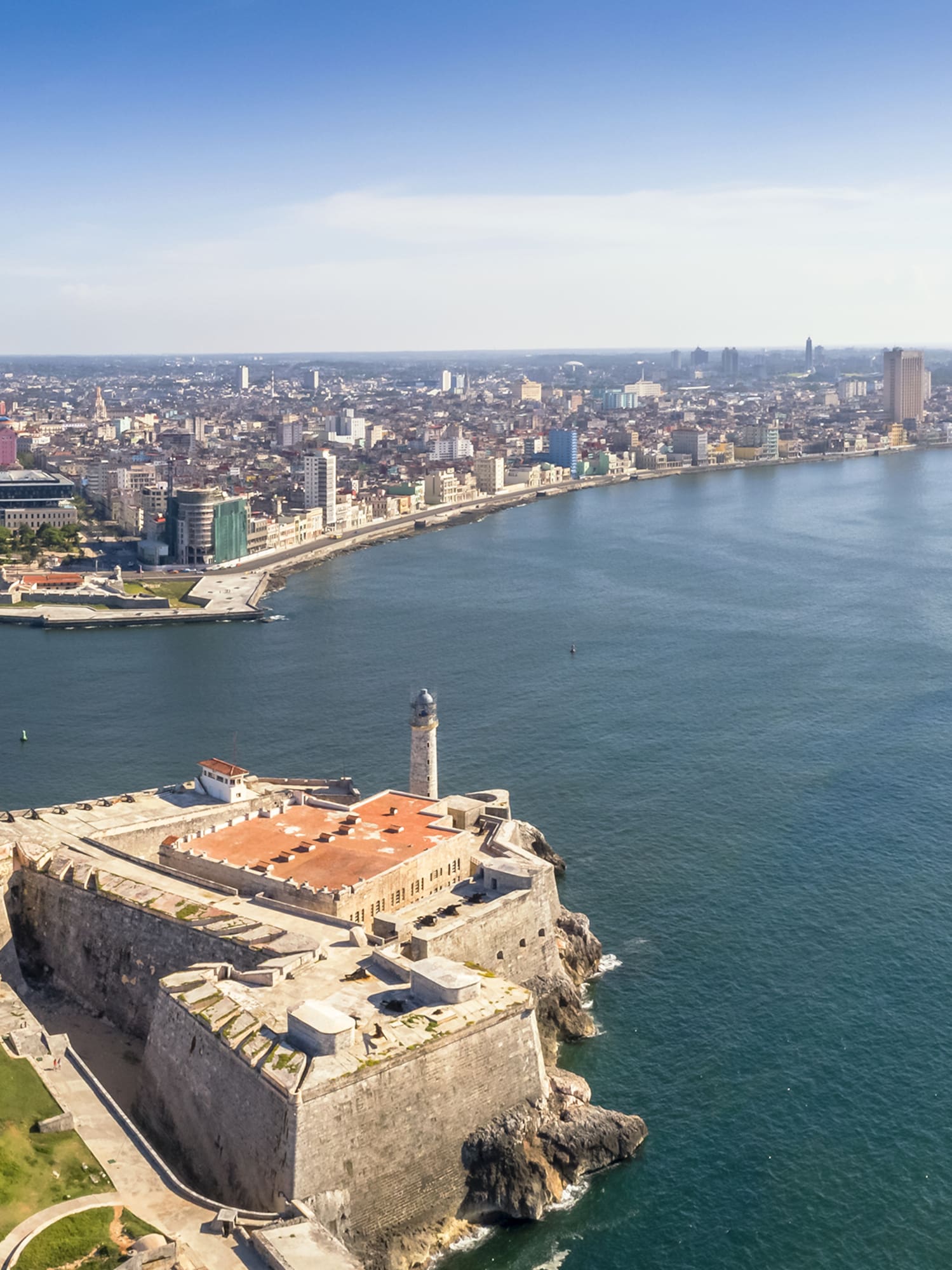 a city next to the water