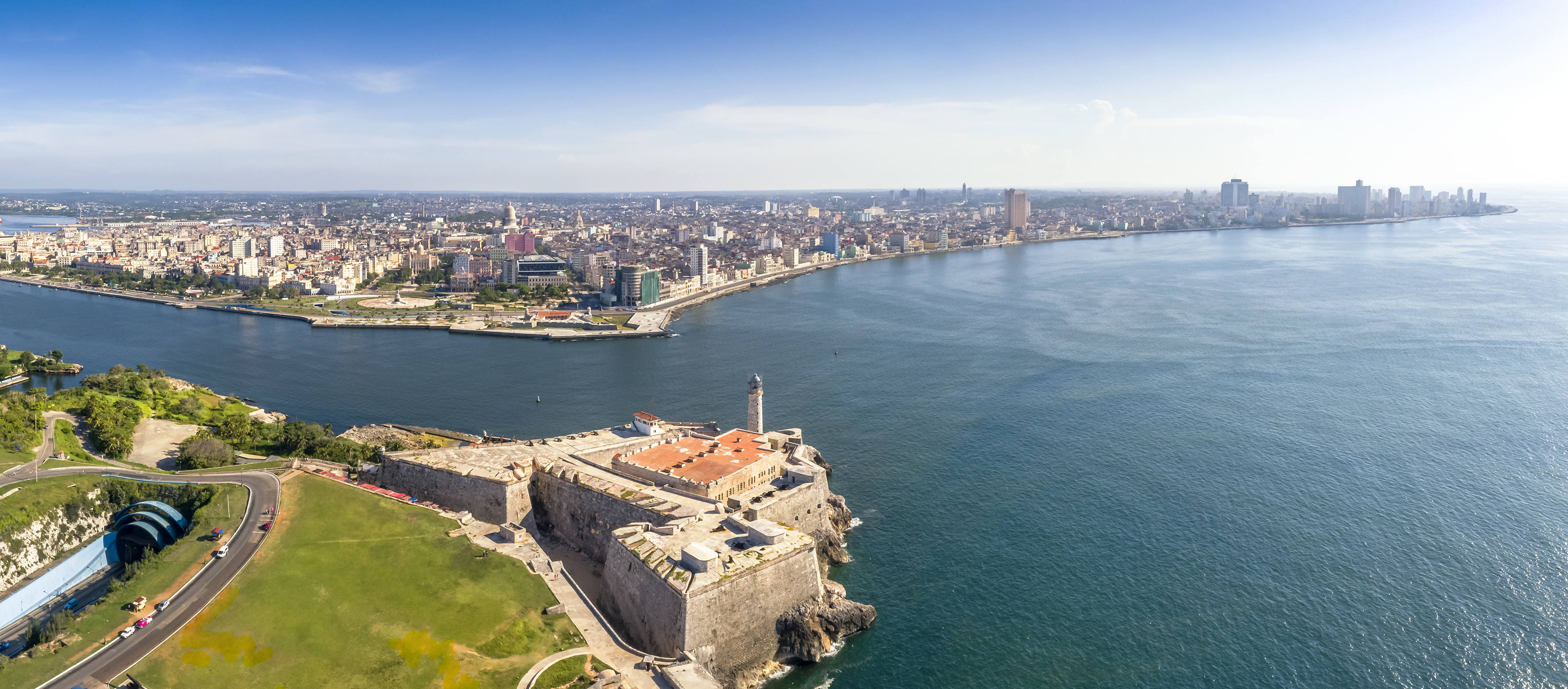 a city next to the water