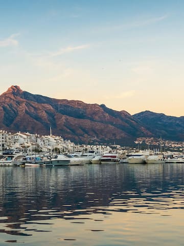 a body of water with boats in it