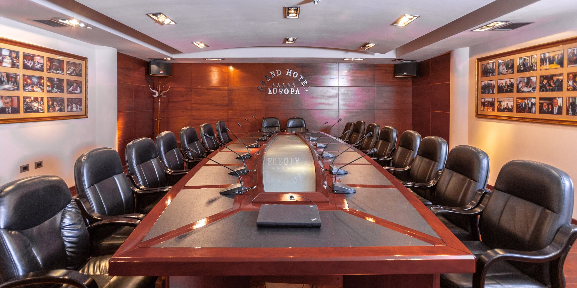 a conference room with chairs and a table