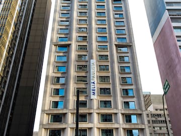 a tall building with many windows