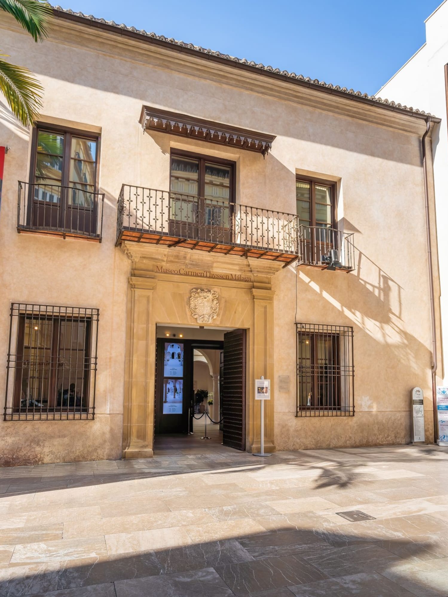 a building with a sign on the front