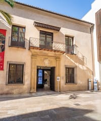 a building with a sign on the front