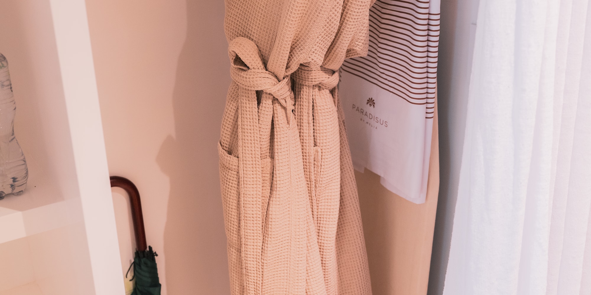 Bath robes and slippers