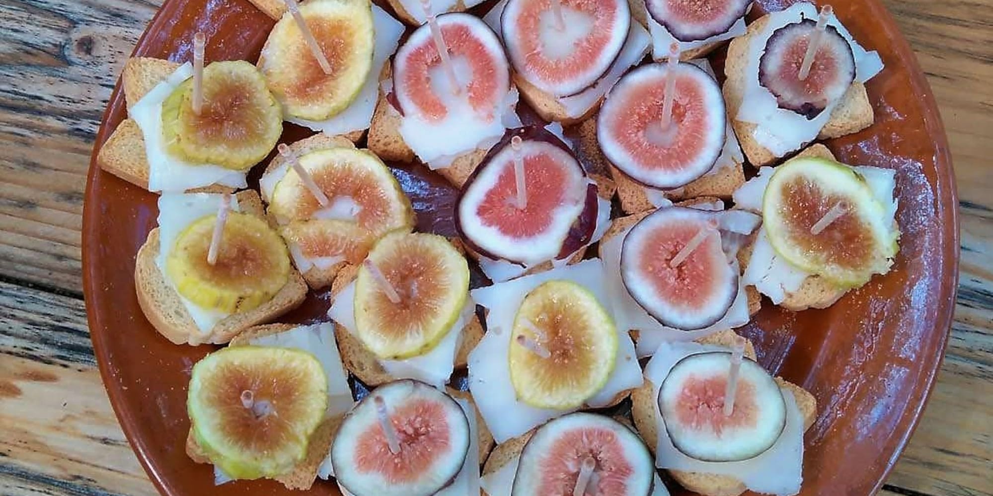 a plate of food on a table