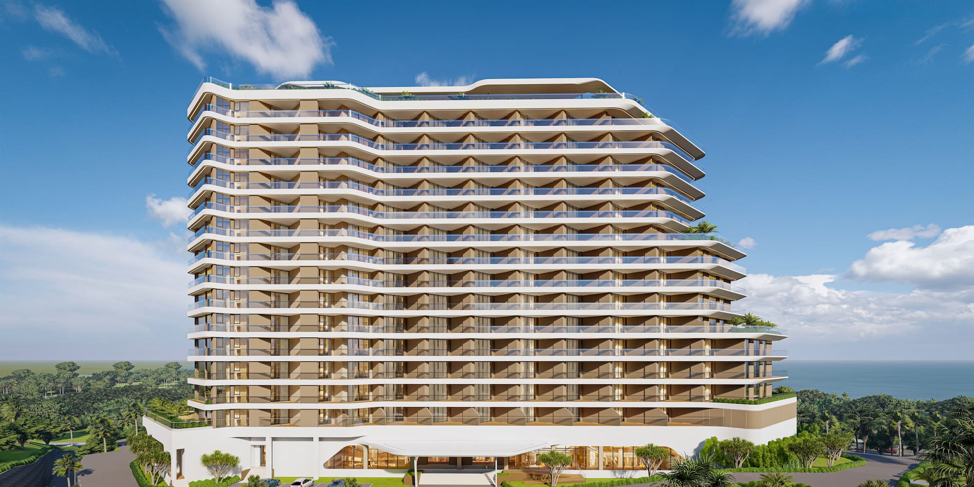 a large building with many windows