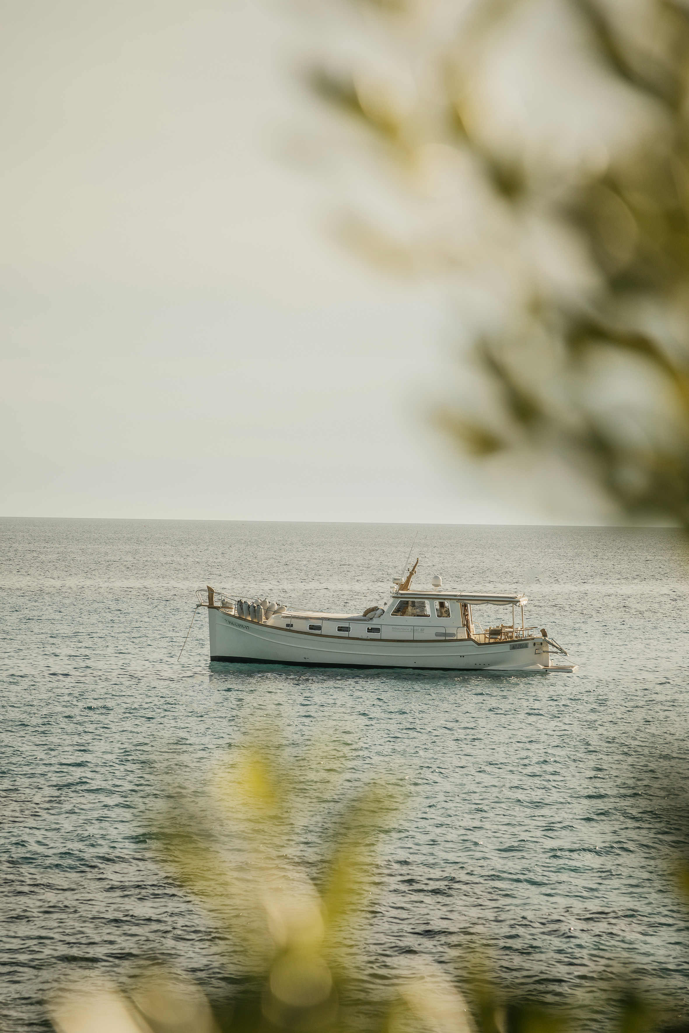 a boat in the water