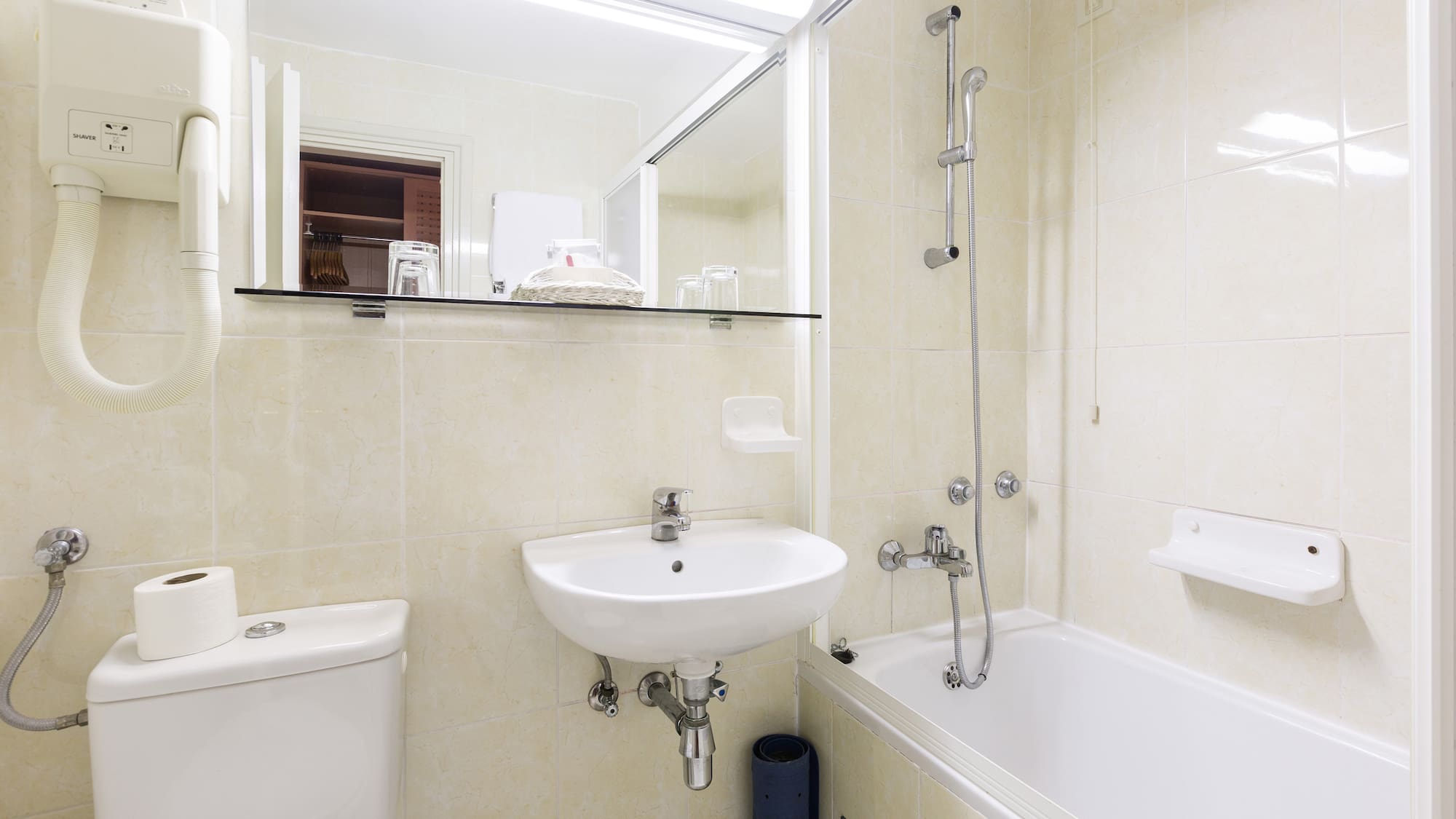 a bathroom with a sink and bathtub