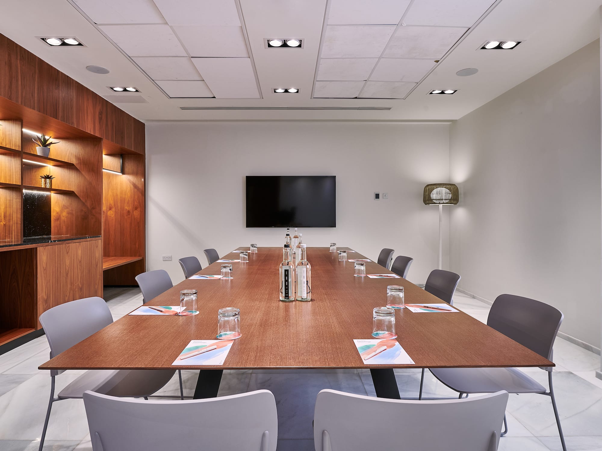 a table with empty bottles on it