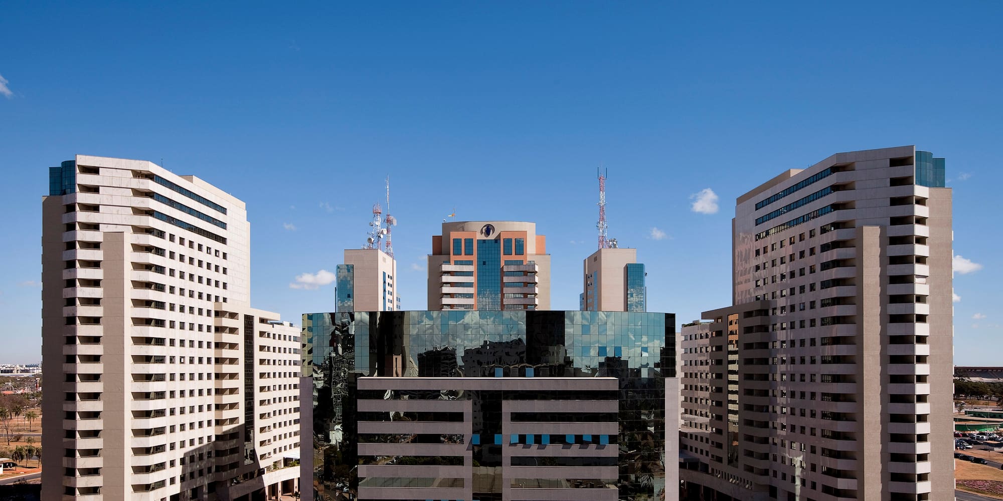 a group of buildings in a city